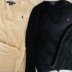 Black Ralph Lauren polo sweater